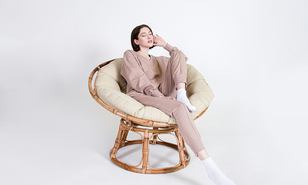 Woman Sitting On Chair